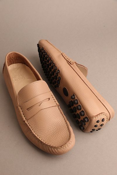 Gondol Men's Genuine Leather Classic Loafer Mink 45 Ttx.20116