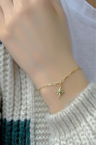 aytekgold 14 Ayar Ataş Kutup Yıldızı Bileklik