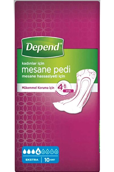 Depend Mesane Pedi Kadın Ekstra (İÇ ADET 10 LU) Tekli Pk