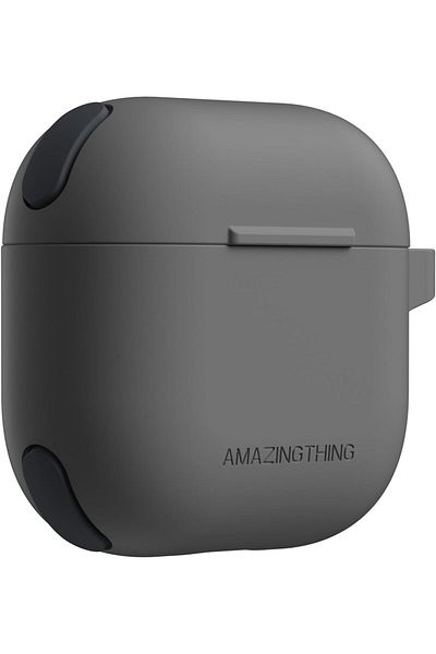 Amazingthing Amazing Thing Omni for AirPods 4 (2024) case cover with Carabiner - Black