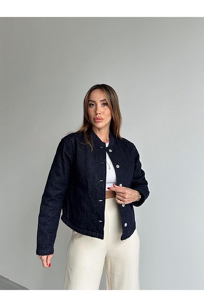Maldia Shop Jachetă de denim căptușită pentru femei