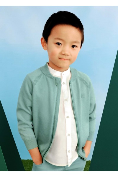MAYORAL Boy's Cardigan Green