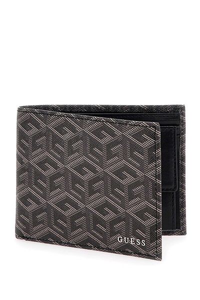 Guess محفظة رجالية رمادية SMERLOLEA20-GRY