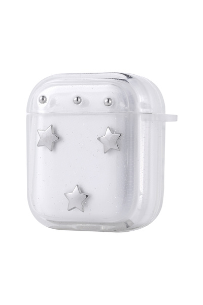UnDePlus Apple Airpods 1/2. Nesil için Kılıf Kabartmalı Kelebek-Kiraz-Çiçek D...