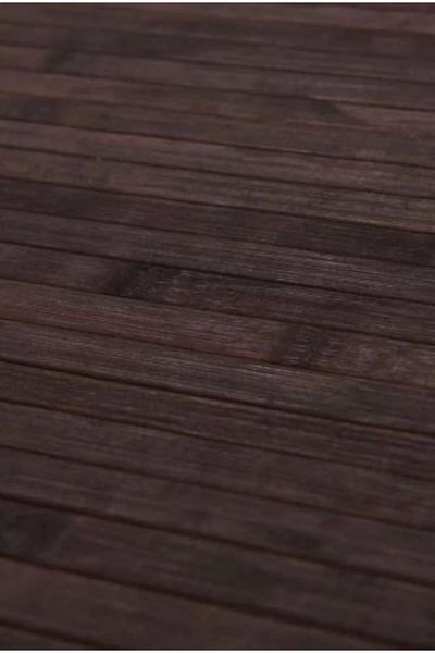 Lorin Dark Brown Bamboo Bath Mat - Non-Slip Base, 50Cmx80Cm Lc011