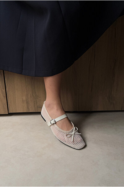 Mupa Shoes Beige Women's Ballerinas