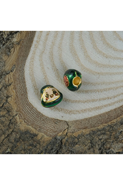 Prestij Boncuk Aparat de distanță metalic Matryoshka verde