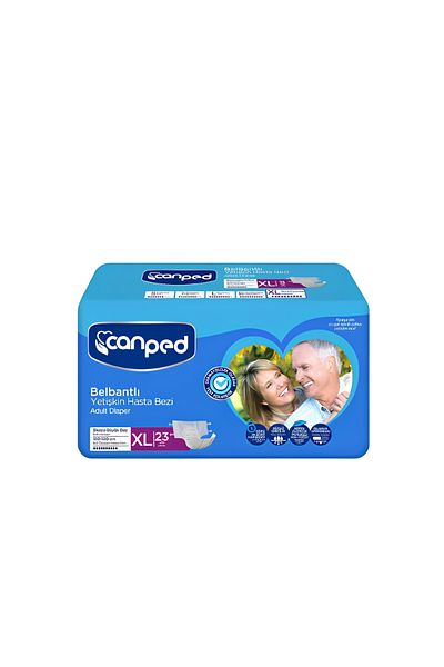CANPET Waistband Adult Patient Diapers XL (Extra Large) 23-Pack (120-160 cm)