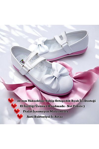 BEEBRON Pantofi de balerina ortopedici pentru fete Bbtpap2402