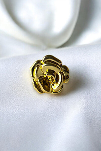 Trend aksesuar Metal Çiçek Desen Düğme