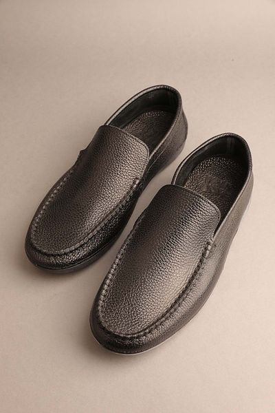 Gondol Loafer clasic pentru bărbați din piele naturală neagră 41 ttx.2016