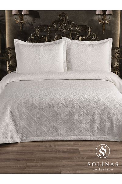 Solinas Collection Soldi Sole Cream Double Bedspread