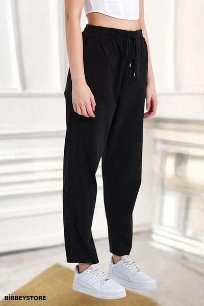 BİRBEYSTORE Linen Pants Comfortable Fit Unisex M-6Xl between Sizes Armband