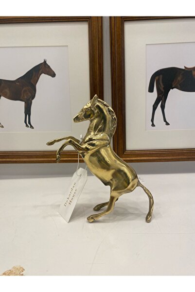 Dekordan House Pirinç At Dekor