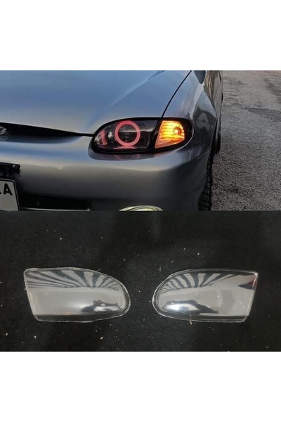 KARFARSTOP HYUNDAİ ACCENT YUMURTA KASA ŞEFFAF FAR CAMI 1998> SAĞ-SOL