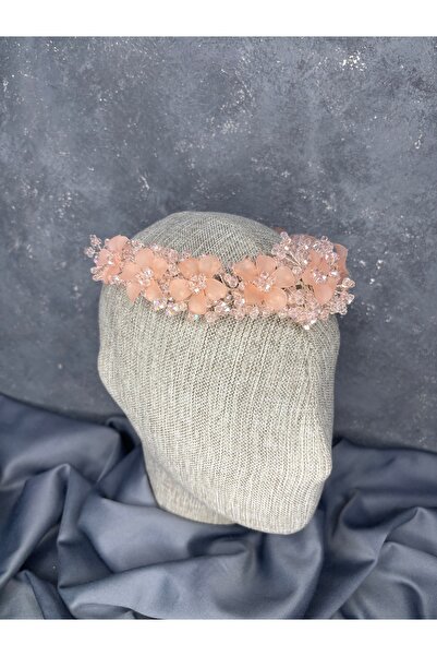 Hayalperest boncuk Powder Nileda Crystal Beaded Bridal Henna Crown Hair Accessory