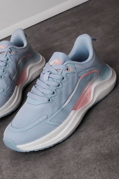 Lal Shoes & Bags Pantofi sport cu șireturi Longy pentru femei-albastru