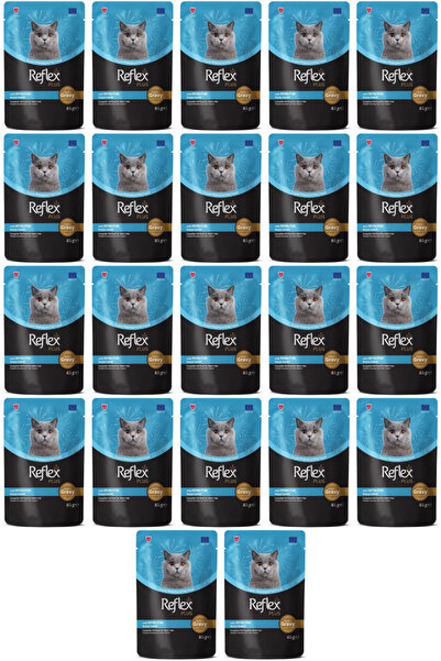 Reflex Plus Sos İçinde Parça Balık Etli Yetişkin Kedi Konservesi 85gr - 22 Adet