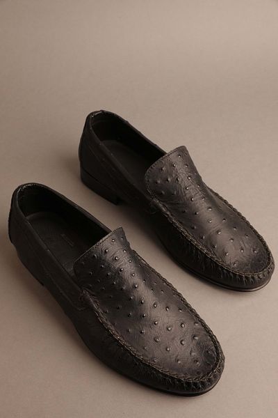 Gondol Loafer clasic pentru bărbați din piele naturală negru 40 ttx.20123