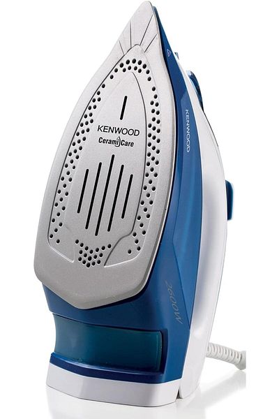 Kenwood Steam Iron 2600W with Ceramic Soleplate, Auto Shut-Off, Anti-Drip, Anti-Calc, Self Clean