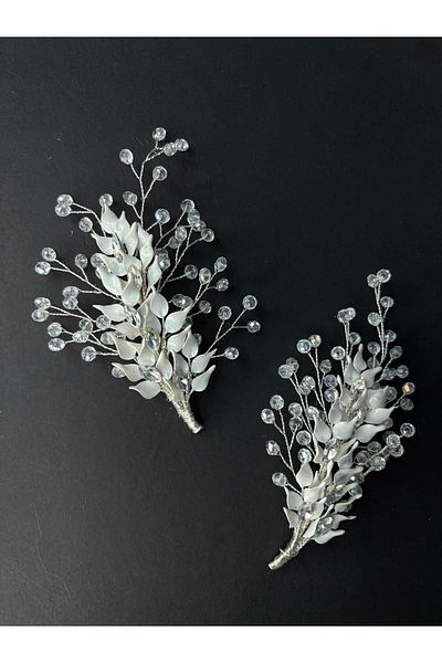 Hayalperest boncuk Agenta Mineli 2 Pack Hair and Bridal Turban Accessory