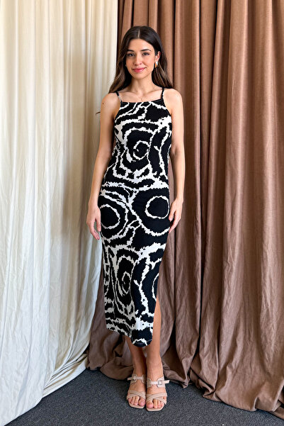 ModaPlaza Жіноча сукня з батиковим візерунком на бретельках 5573