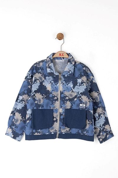 nk kids Nk 48517 Батик Каре 4/8 Индиго