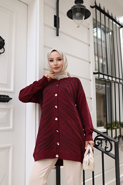 NATUFIAN STORE Γυναικείο μουσουλμανικό τουνίκ με μοτίβο Mercerized Glitter