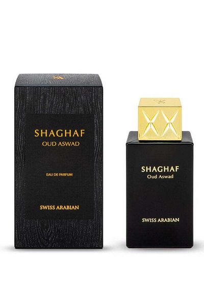 SWISS ARABIAN Shaghaf Oud Aswad Unisex Eau De Parfum 75Ml - ماء عطر شغف عود أسود 75ملليلتر