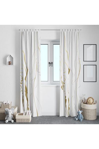 Viadela Luxury Background Curtain - Glamorous Elegance and Elegance (Single Wing)
