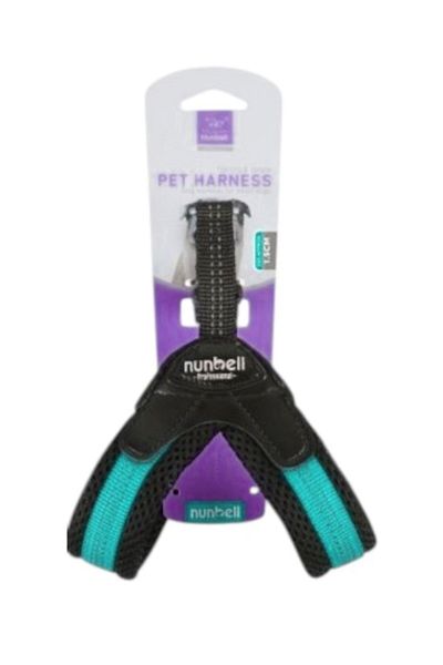 Nunbell Neoprene, Reflective Blue Dog Harness No: 6 (between 7-9 kg)