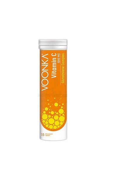 Voonka Vitamin C Glutathione Complex 15 Effervescent Tablets