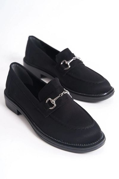 Shoesers Ежедневни дамски велурени мокасини с катарама и мокасини