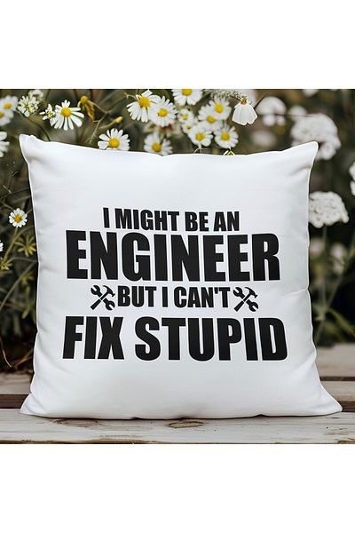 qoeuyl boutique I Might Be an Engineer but I Can'T Fix  Printed Engineer Gift Decorative Pillow