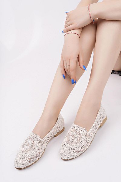 Moda Frato SR-300 Balerina din răchită Pantofi de damă de zi cu zi Pantofi de acasă Balerina
