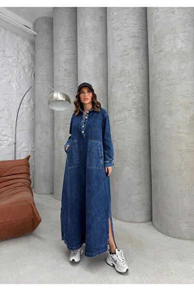 Modesto DENİM DRESS MAVİ