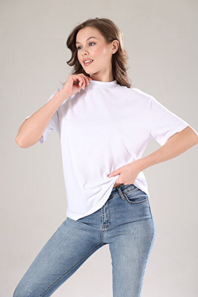 Tight Lady Γυναικείο μπλουζάκι από 100% οργανικό βαμβάκι με λευκή ραβδώσεις - γιακάς