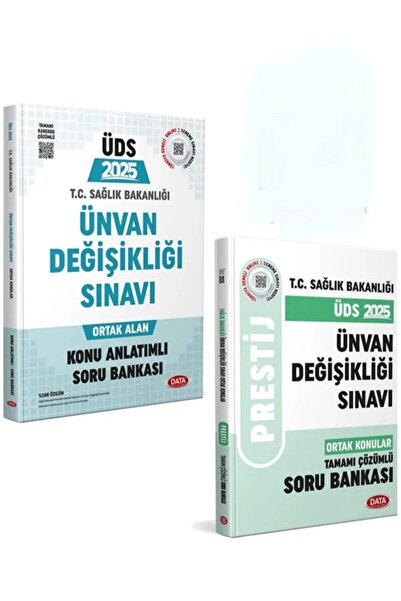 Data Yayınları 2025 Sağlık Bakanlığı Ünvan Değişikliği Sınavı Hazırlık Seti O...