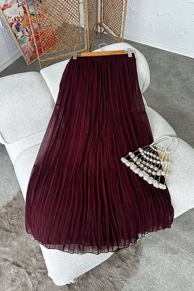 Poliyance Fusta Lara Burgundy