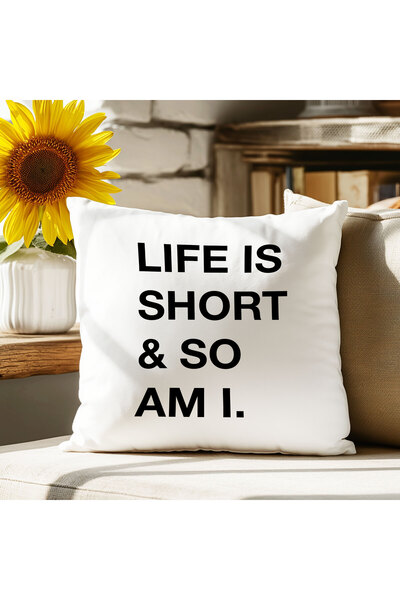 qoeuyl boutique Život je kratak, a i ja sam Štampano Smešan poklon Punjenje o...
