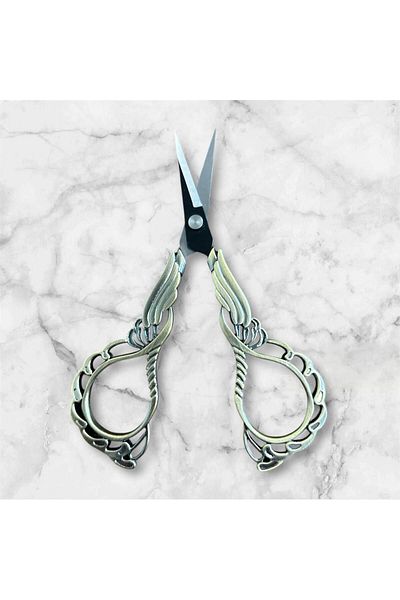 OZN AKSESUAR Antique Bronze Pot Shears, for Ribbon and Special Day Ceremonies