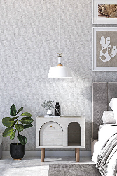 AYKOL MOBİLYA İskandinav Tarzı MDF Komodin Yan Sehpa