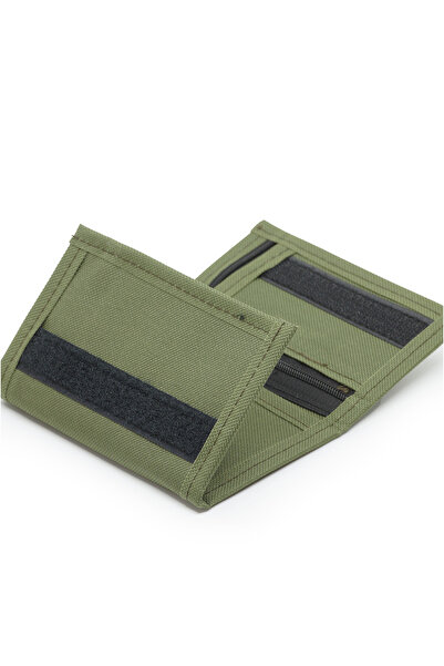İMAKS Πορτοφόλι με φερμουάρ Velcro Θήκη νομισμάτων Υφασμάτινο Sports Soldier Παιδικό Πορτοφόλι Unisex Κάρτας Πράσινο A150