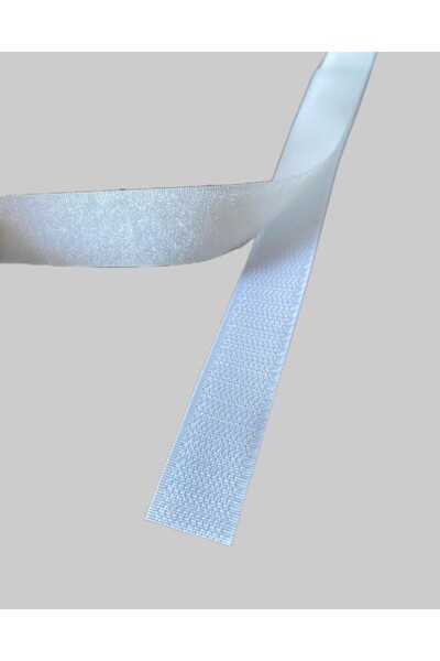 DOSTBAND - Cırt Band Beyaz Çift Taraflı (GENİŞLİK: 2CM UZUNLUK: 25METRE)