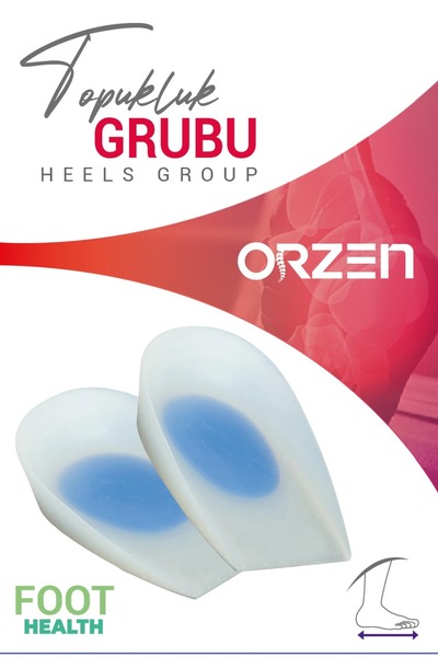 ORZEN Aveo 2 Adet Silikon Topukluk Topuk Dikeni Topuk Çorabı