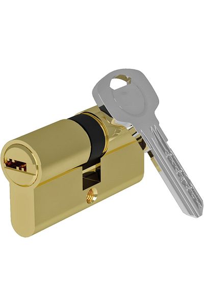 Generic 30/30mm Cylinder Door Lock - 60mm Length with 5 Individual Keys | Easy Installation & High Security for Doors & Garages