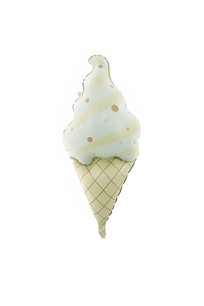 parti sürprizi بالون فويل على شكل مخروطي ريترو 1 قطعة