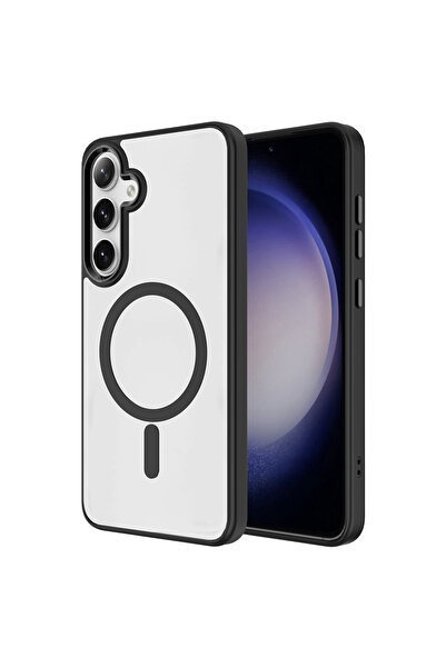 UnDePlus جراب سامسونج جالاكسي S25 بلس غطاء سيليكون كروم ماجسيف