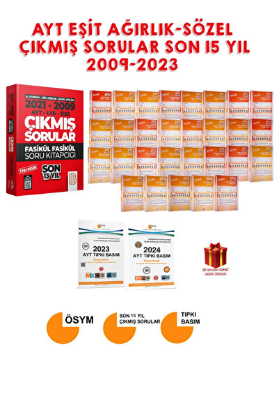 A Yayınları Benim Hocam AYT Eşit Ağırlık - Sözel Çıkmış Son 15 Sınav Fasikül ...