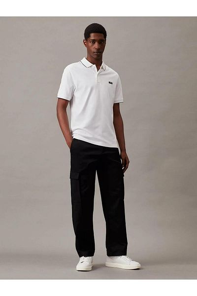 Calvin Klein Stretch Pıque Tıppıng Polo Men's Polo T-Shirt K10K112751